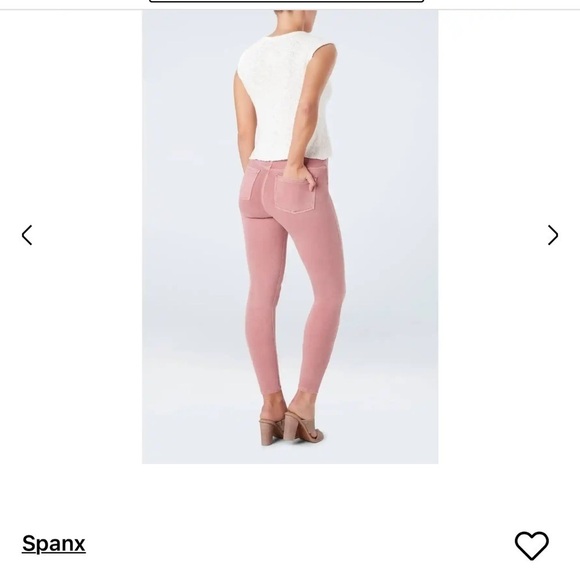 SPANX Ankle Jean-ish Pants in Rose Blush - Picture 3 of 8